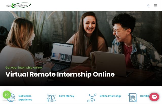 internship remote online animafest