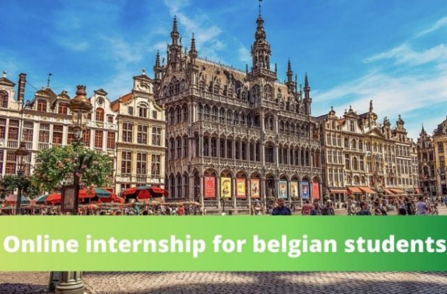 internship online for belgian students