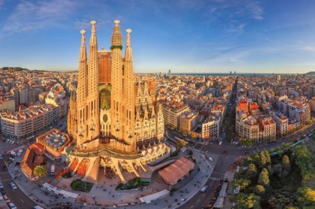 Sagrada familia in Barcelona