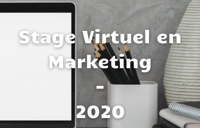 Stage virtuel en Marketing pour les étudiants belges 2020