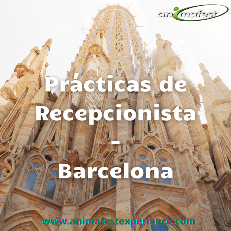 Prácticas de recepcionista - Barcelona 2021