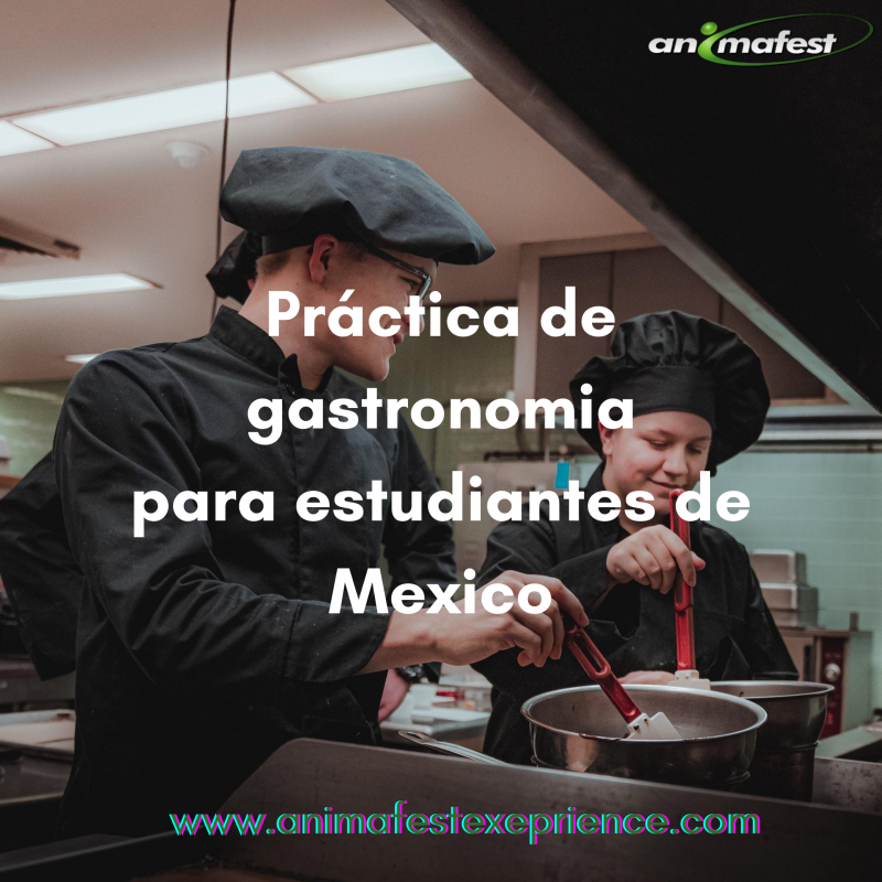 Prácticas de gastronomia- estudiantes de Mexico- España 2021