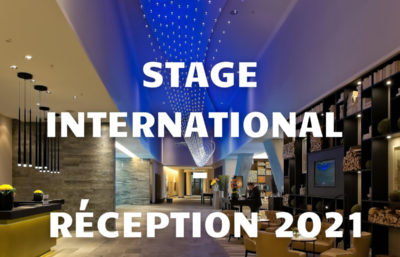 STAGE INTERNATIONAL - RÉCEPTION 2021