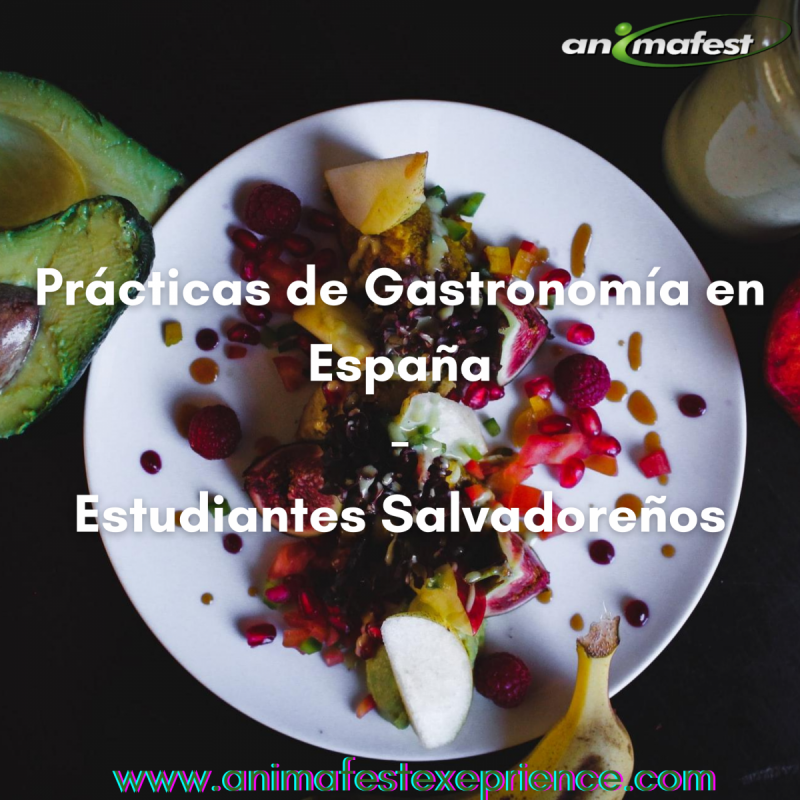 Prácticas de Gastronomía para estudiantes de Salvador – ESPAÑA 2021