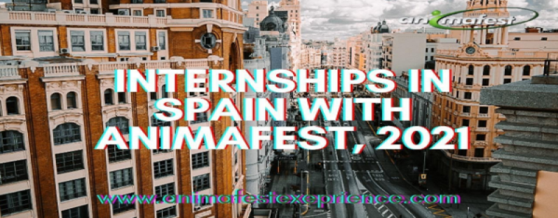 INTERNSHIPS IN SPAIN WITH ANIMAFEST, 2021