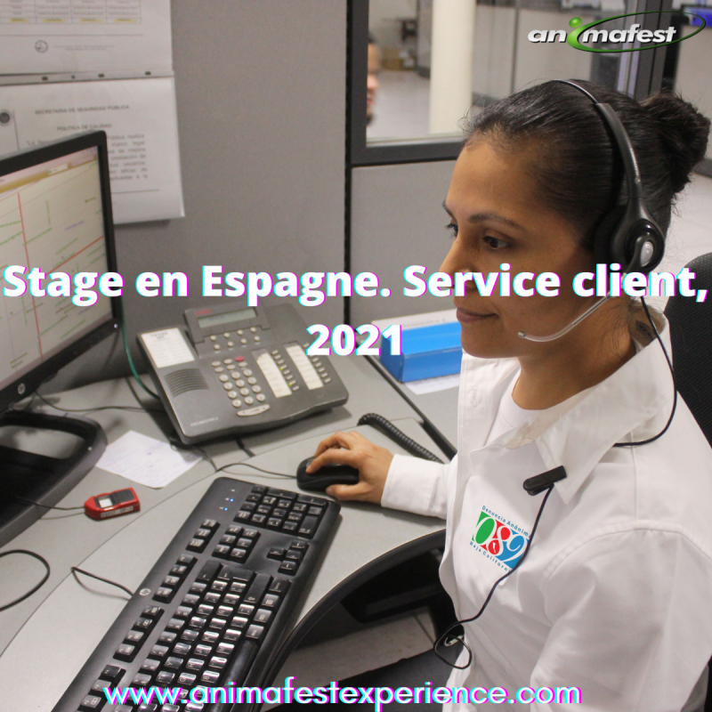 Stage en Espagne. Service client, 2021