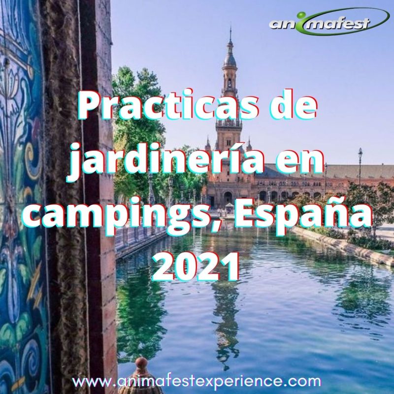 Practicas de jardinería en campings, España 2021