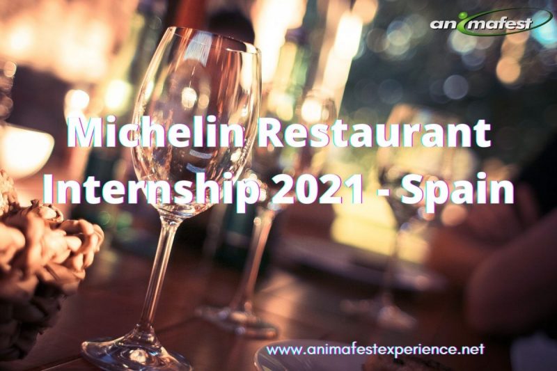 michelin restaurant internship 2021 spain