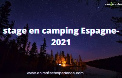 stage en camping espagne 2021