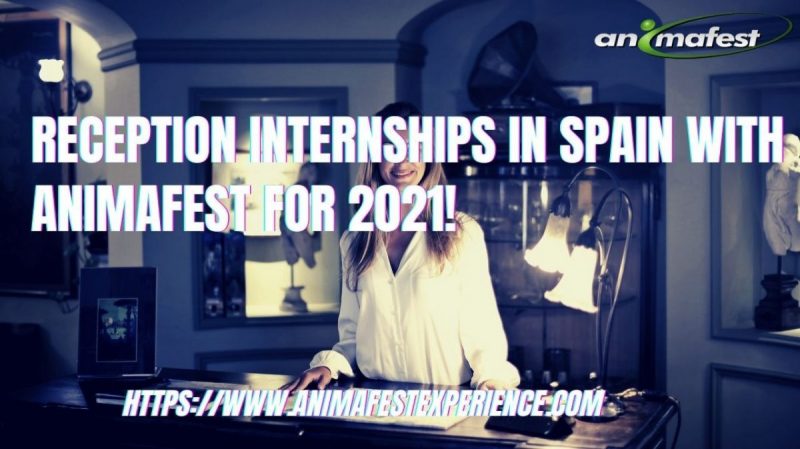 RECEPTION INTERNSHIPS IN SPAIN WITH ANIMAFEST FOR 2021!