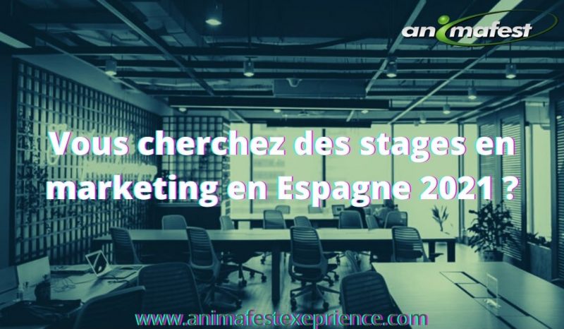 Vous cherchez des stages en marketing en Espagne 2021 ?