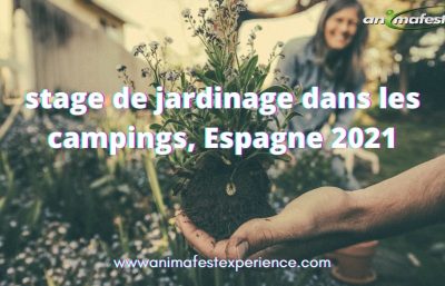 stage de jardinage dans les campings, Espagne 2021