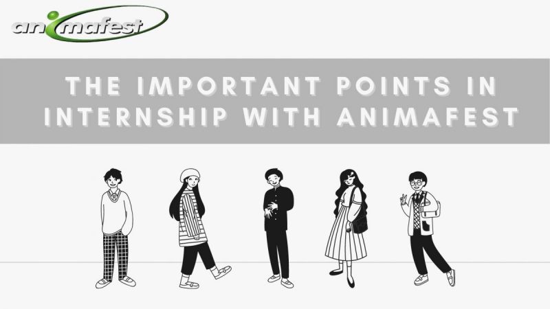 The important points in internship with Animafest