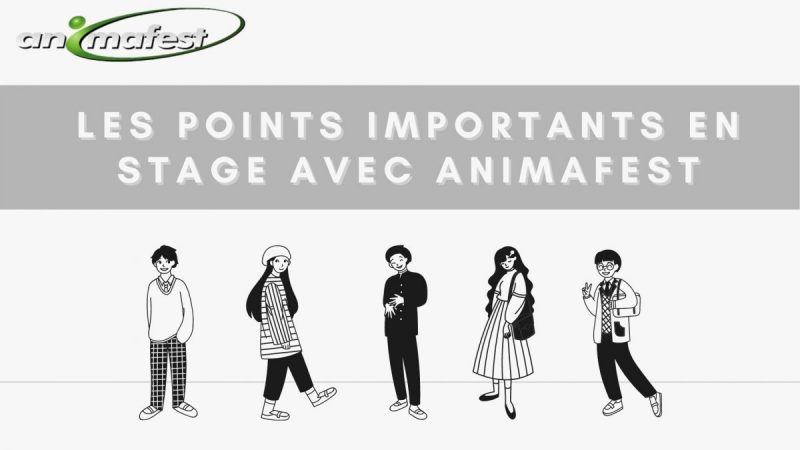 Les points importants en stage avec Animafest