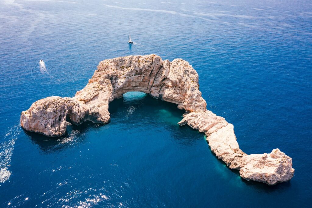 Beautiful seascape of Balearic Islands