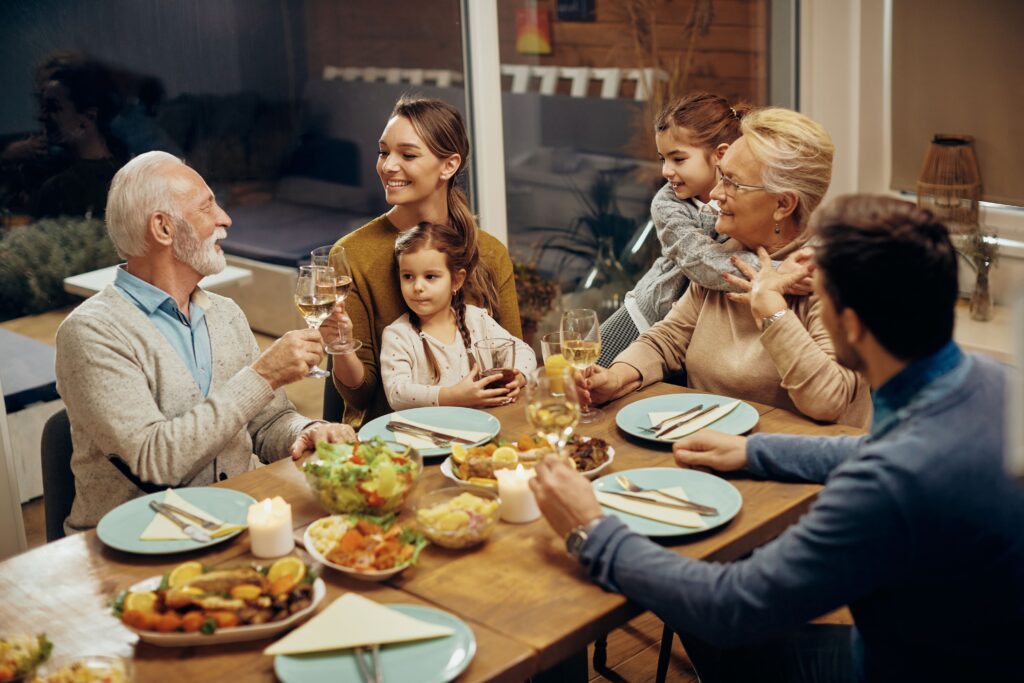 diner comme en famille avec nos stages