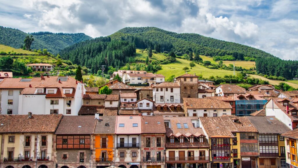 Dans les zones rurales de la Cantabrie