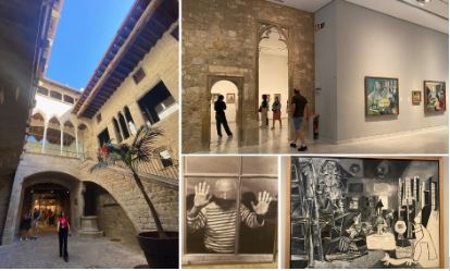 Pasear por el museo Picasso